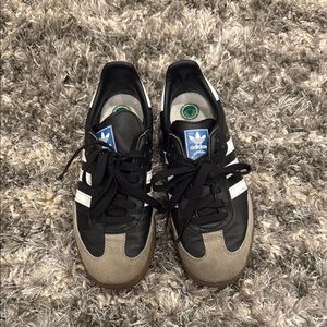 Adidas Black and White Samba Sneakers womens 7.5